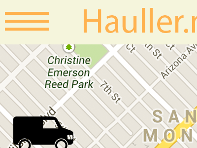 HaullerMe crowdsource hackathon hacktech intel ios map mitek orange