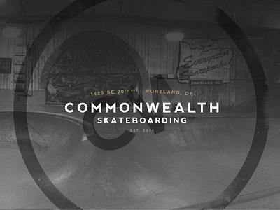 Commonwealth Branding branding helvetica neue nevis skateboarding