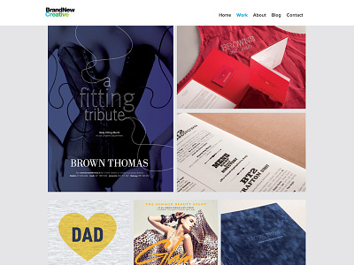 BrandNew website graphic design website