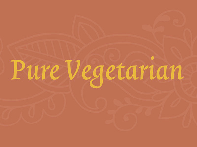 Purevegetarian graphic design logo