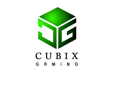 Cubix Gaming branding logo ui