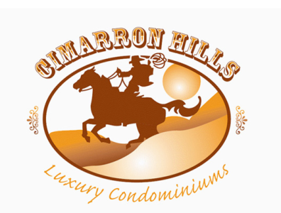 Cimarron Hills Logo real estate logo shadow8
