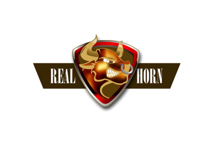 Real Horn Logo guitarpick hk logotypes