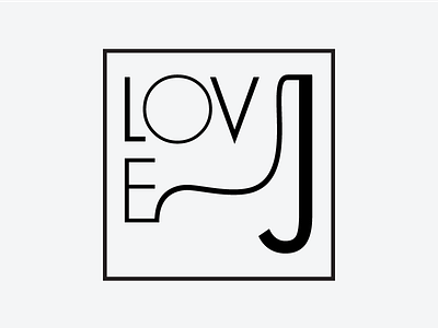 Love, J Logo branding logo