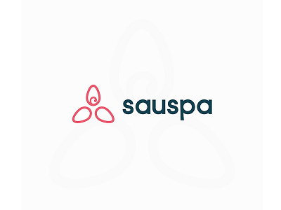 Logo Sauspa branding design illustration logo type typography ui