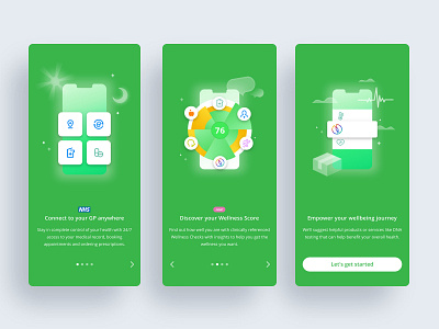 Onboarding Screens - Wellness App