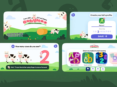 Toddlers Learning App android app ui baby app ui branding ios kids app learning app toddlers app ui visual design