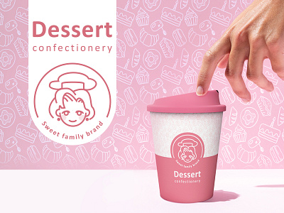 Logo for DESSERT sweet family brand adobe adobe illustrator adobe photoshop branding design dessert graphic design illustration logo photoshop sweet vector