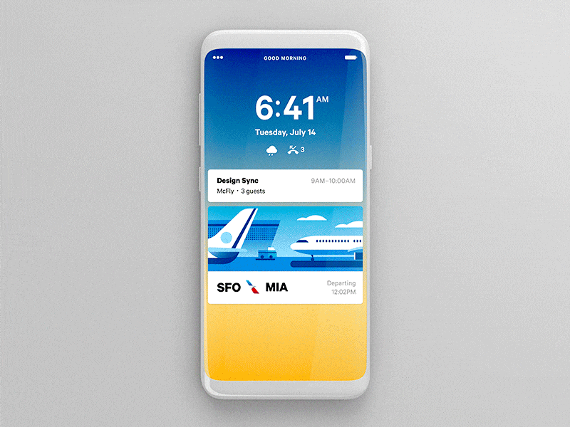 Flight App — Mobile Animation