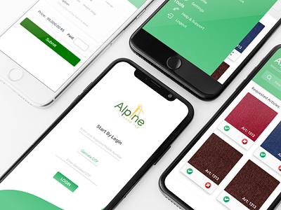Alpine Group App android app design design logo ui