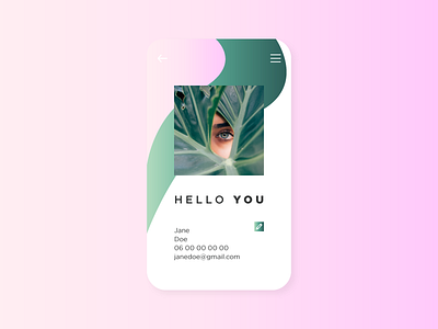 DAILY UI - user profile app app branding app design color colors creation daily daily art daily challange dailychallenge dailyui design design app designer flat pattern profil profil user user vector