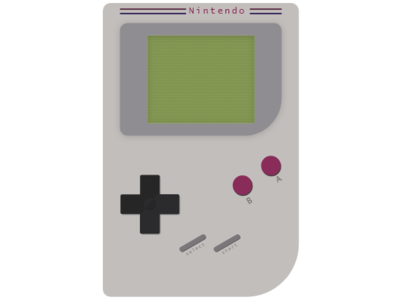 Game Boy design illustration