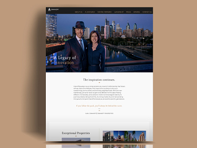Dranoff Website Redesign design real estate developer typography ui design web website