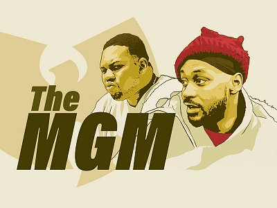 Wu-tang Forever illustration ghostface illustration raekwon webdesign website wu tang