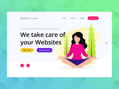 Web Development Company Website design illustration minimal ui ux web website