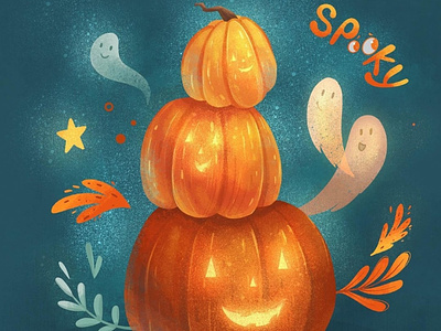 Pumpkins book illustration children illustration design digital illustration halloween il illustration kid illustration kidlit art magic pumpkin pumpkins witch