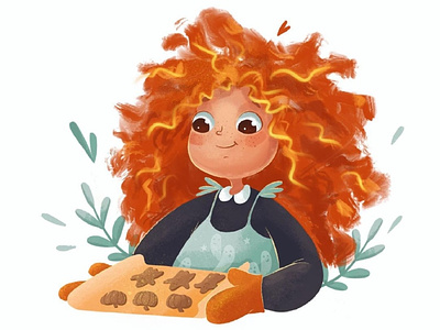 Cookies book illustration character character design children illustration design halloween illustration kid illustration procreate