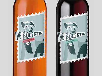 The Bulletin design graphic design illustration label design vector