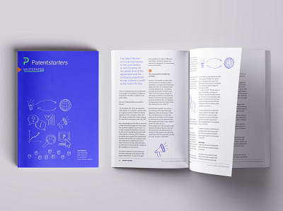 Patent Starters branding illustration