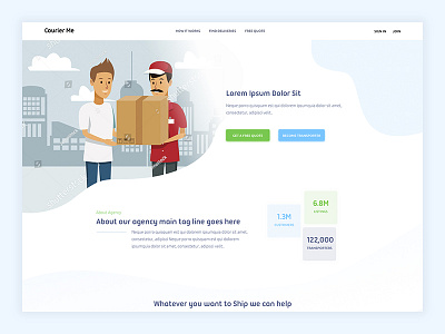 Parcel Tracking Website (WIP) booking courier delivery fleet management load parcel tracking ui ux web