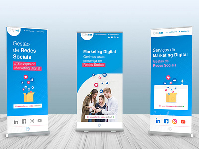 Digital Marketing Services Rollup design digital marketing marketing rollup social media vector