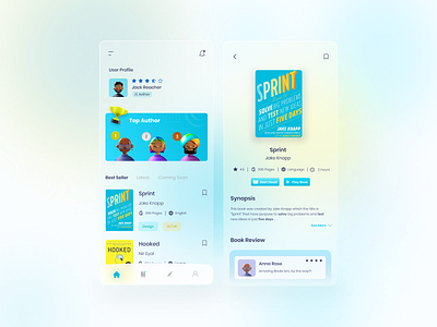 Book Author App Concept