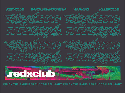 Paranoiac branding design paranoid