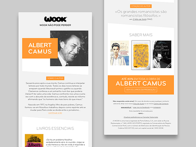 Albert Camus - newsletter banner books bookstore design digital marketing ecommerce email newsletter