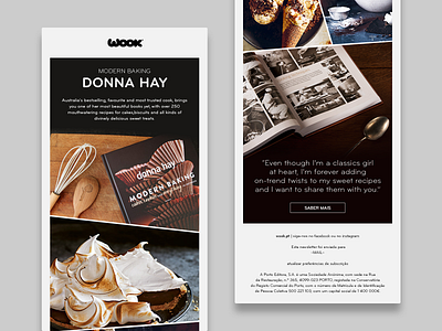 modern baking – newsletter banner books bookstore design digital marketing ecommerce