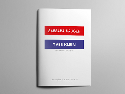 Art exhibition - Barbara kruger & Yves klein barbara kruger graphic design type typography