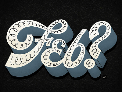 Feb? design graphicdesign hand lettering illustration lettering typography