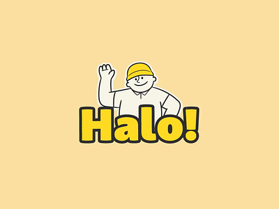 Fabelio Instagram Sticker 2d after effect animation character gif giphy halo hello instagram love maaf motion run sip sorry sticker stickers