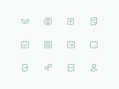 Line Icons For Plant App