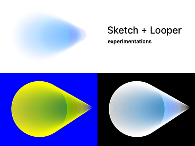 Visual experiments with Sketch + Looper lane looper scope sketch