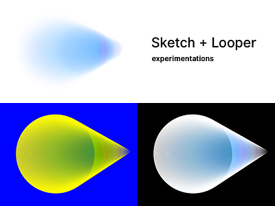 Visual experiments with Sketch + Looper