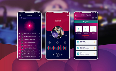 Music App UI design ios mobile app mobile ui music music app music player