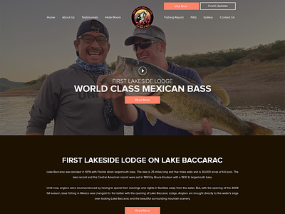 Lake Fishing Website
