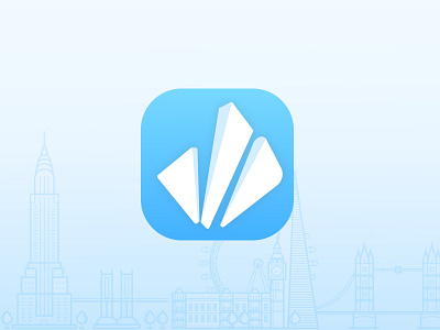 Daily UI 005 - App icon app design app ui design branding city daily ui daily ui challenge illustration ios app design vector vpn vpn app