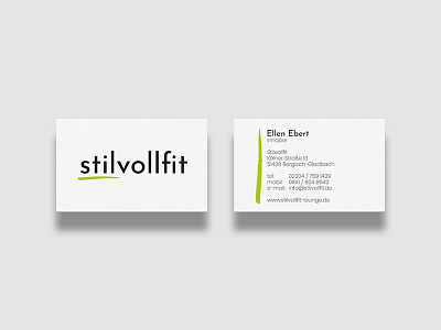 Stilvollfit Brand Identity adobe illustrator adobe indesign adobe photoshop brand identity branding design graphic design logo logo design typography