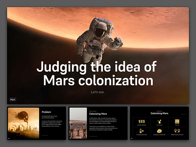 Judging the idea of Mars colonization - Pitch Presentation