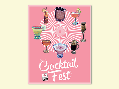 Cocktailfest Poster for Sushi Zushi