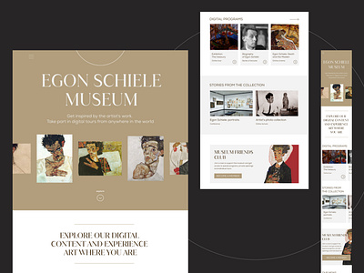 Egon Schiele Museum - Redesign
