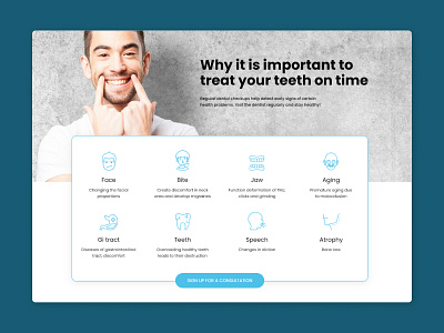 Website for dental services advantages contact form contact us contacts dental dental care dental clinic dentist dentistry design services smile teeth