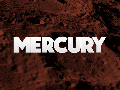 Mercury branding landing page web design