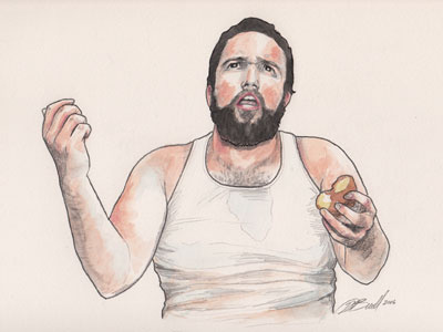Mac colored pencil its always sunny its always sunny in philadelphia mac portrait watercolor
