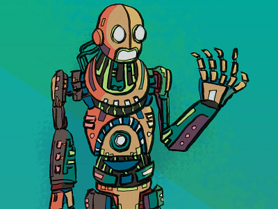 Robot 001 charachter design character drawing illustration photoshop robot sketch