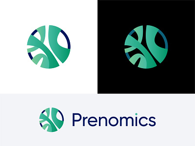 Prenomics - Branding 2 branding business intelligence data analysis data science design icon logo logotype logotype design vector