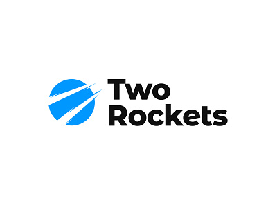 Two Rockets Branding branding consulting design icon illustration it logo rocket rockets technology vector