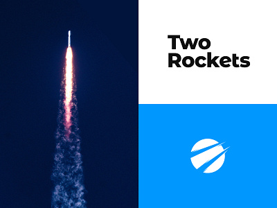 Two Rockets Branding 2 branding consulting icon illustration it logo rocket rockets technology typography vector