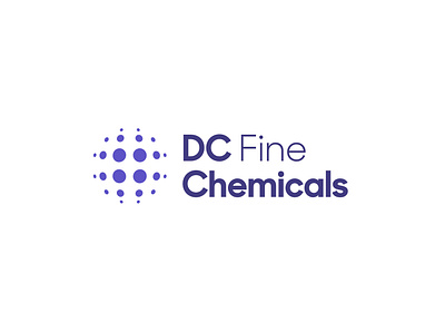 DC Fine Chemicals - Branding 2 branding design flat icon illustration illustrator logo minimal typography vector